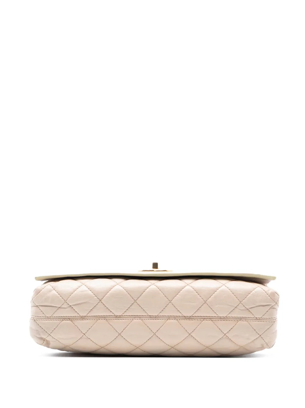 Chanel Pre Owned 2014 2015 Medium Quilted Calfskin Soft Elegance Flap Shoulder Bag — Same as shown — Size One Size — Top View