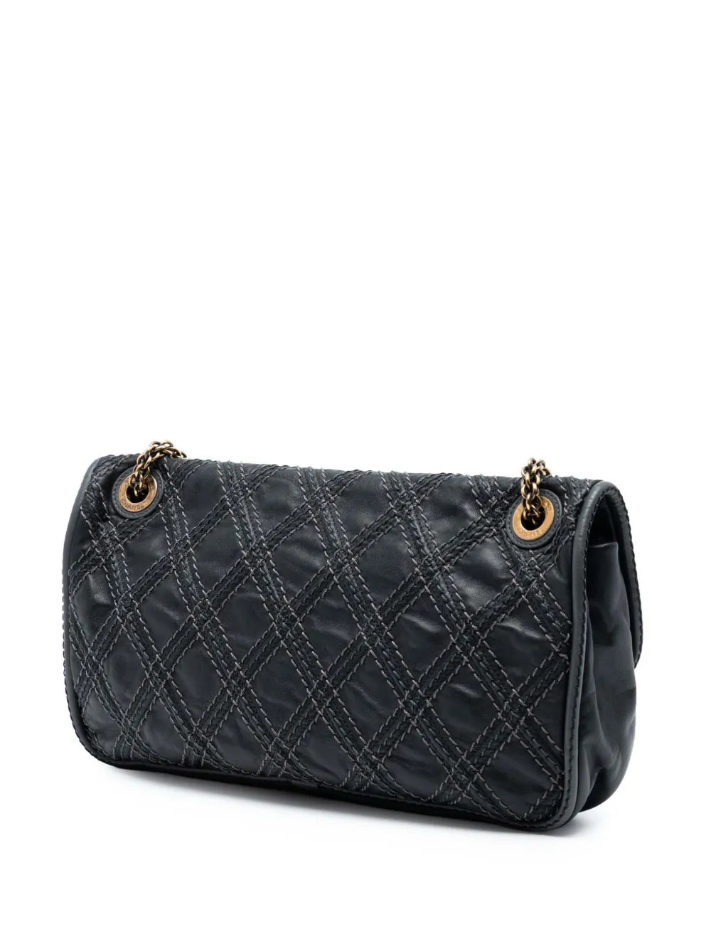 Chanel Pre Owned 2011 Paris Bombay Medium Cc Calfskin Triptych Flap Shoulder Bag — Same as shown — Size One Size — Back View
