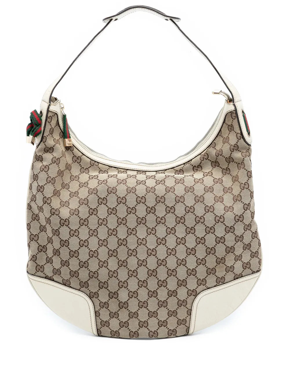 Gucci Pre Owned 2016 2025 Large Gg Canvas Princy Hobo Bag — Same as shown — Size One Size — Front View
