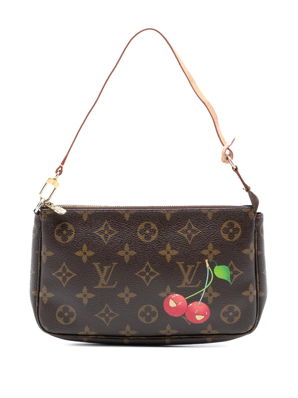 Louis Vuitton Pre Owned 2005 Takashi Murakami Monogram Cherry Pochette Accessoires Shoulder Bag — Same as shown — Size One Size — Front View