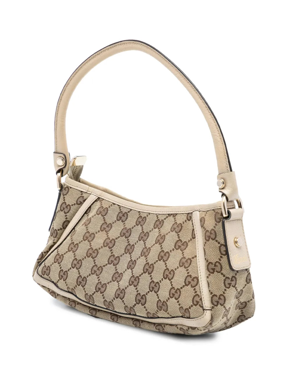 Gucci Pre Owned 2000 2015 Gg Canvas Abbey D Ring Pochette Shoulder Bag — Same as shown — Size One Size — Back View
