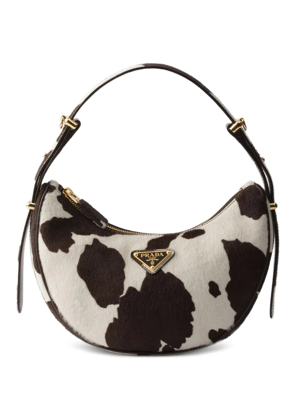 Prada Mini Arque Printed Leather Shoulder Bag — Same as shown — Size One Size — Front View