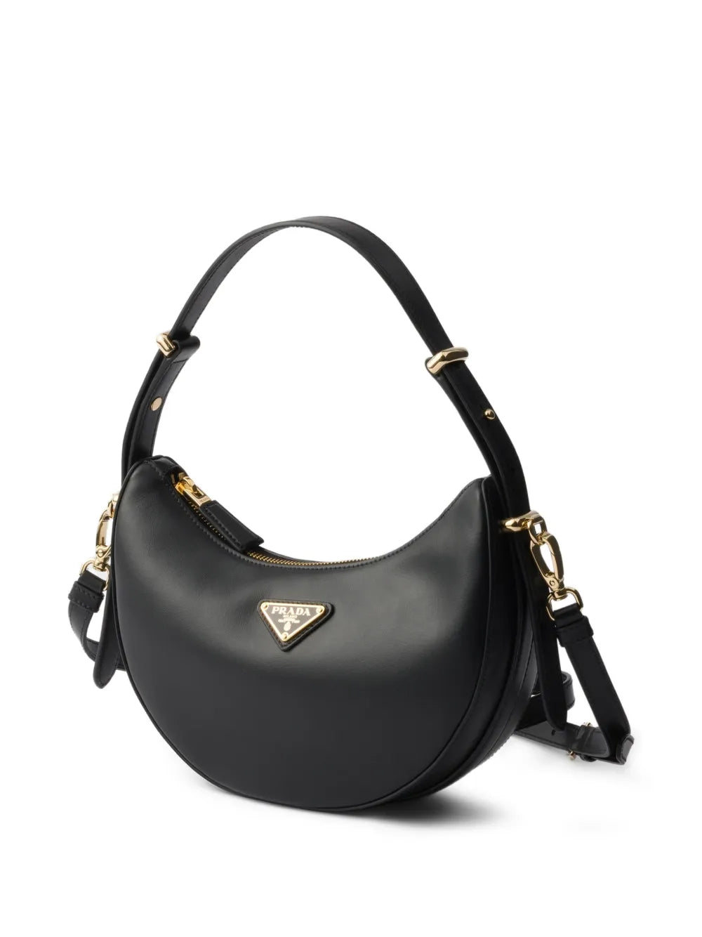 Prada Mini Arque Leather Shoulder Bag — Same as shown — Size One Size — Back View