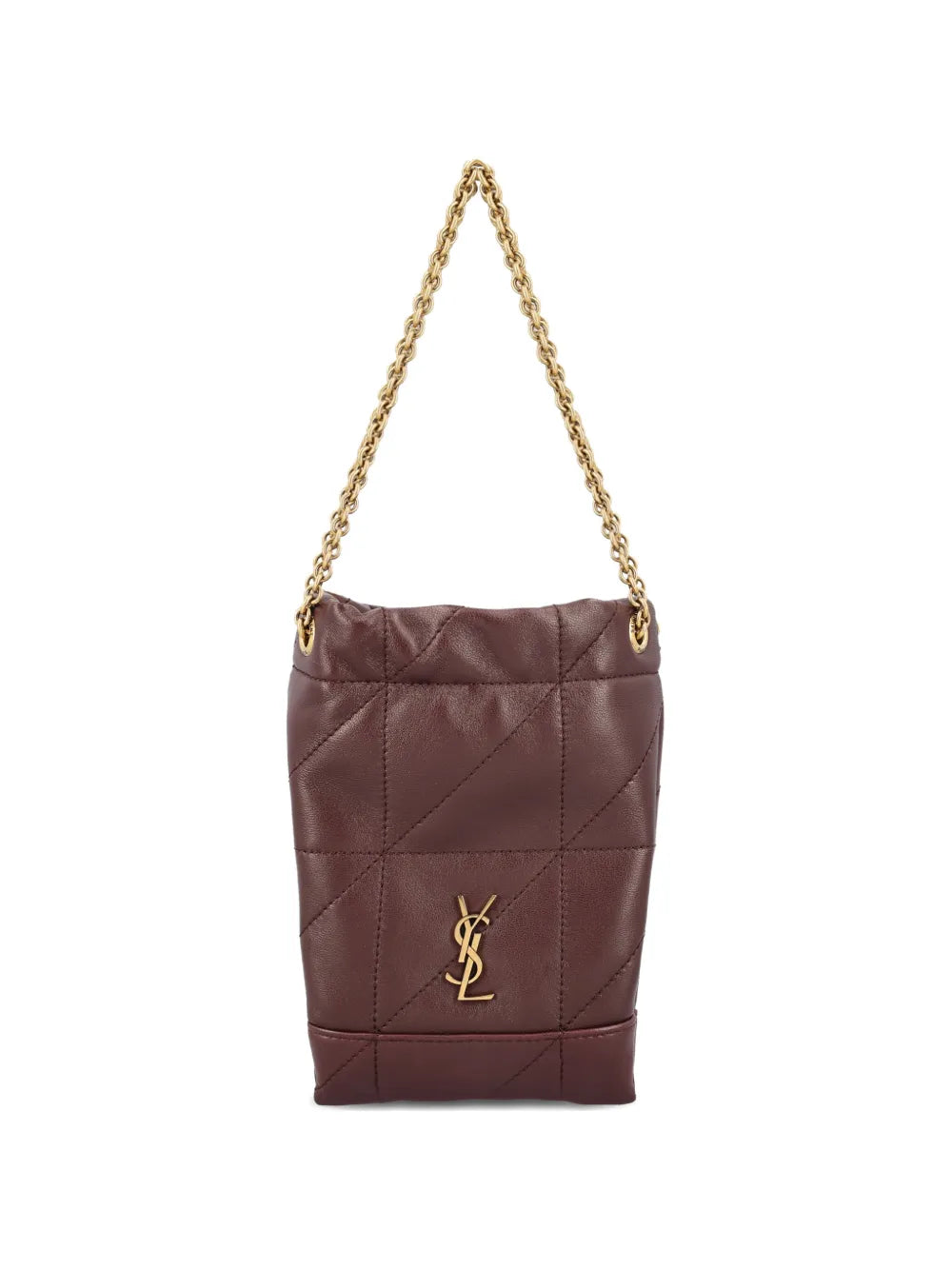 Saint Laurent Quilted Cassandre Shoulder Bag — Same as shown — Size One Size — Front View