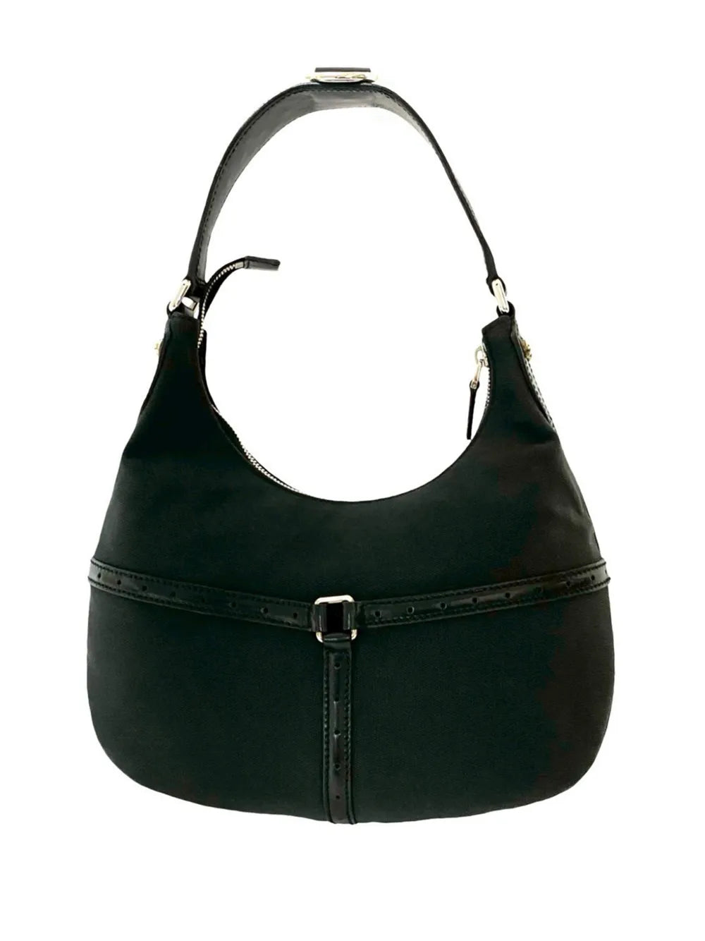 Gucci Pre Owned 2016 2025 Canvas Reins Hobo Bag — Same as shown — Size One Size — Back View