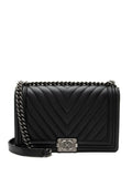 Chanel Pre Owned 2016 2017 Medium Boy Shoulder Bag — Same as shown — Size One Size — Front View