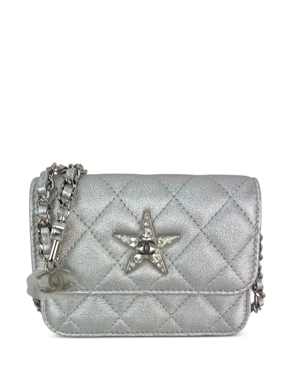 Chanel Pre Owned Quilted Star Flap Shoulder Bag — Same as shown — Size One Size — Front View