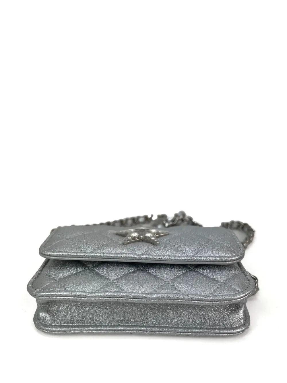 Chanel Pre Owned Quilted Star Flap Shoulder Bag — Same as shown — Size One Size — Side View