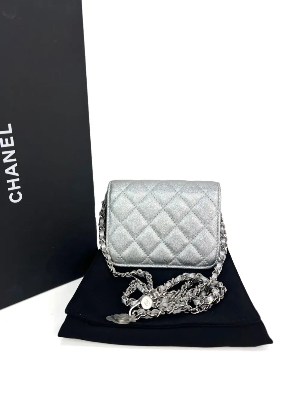 Chanel Pre Owned Quilted Star Flap Shoulder Bag — Same as shown — Size One Size — Back View