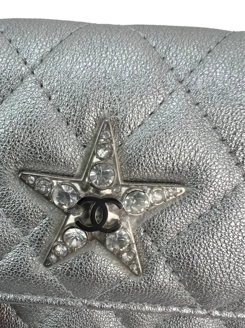 Chanel Pre Owned Quilted Star Flap Shoulder Bag — Same as shown — Size One Size — Detail View