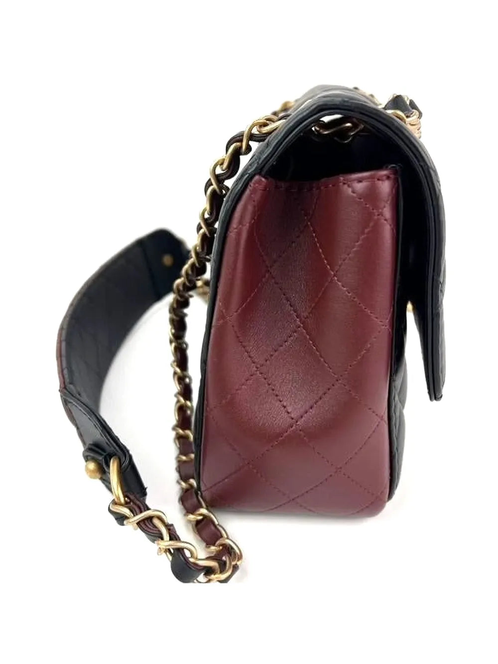 Chanel Pre Owned Chain Strap Logo Detail Shoulder Bag — Same as shown — Size One Size — Side View