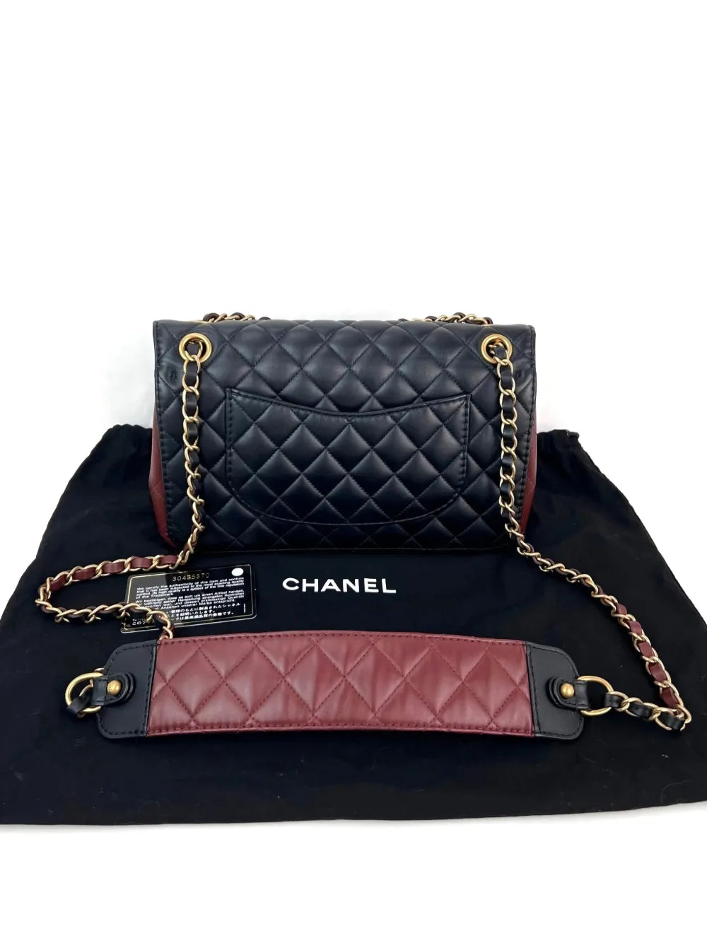 Chanel Pre Owned Chain Strap Logo Detail Shoulder Bag — Same as shown — Size One Size — Back View