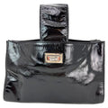Chanel Pre Owned Mademoiselle Patent Leather Shulder Bag — Same as shown — Size One Size — Front View