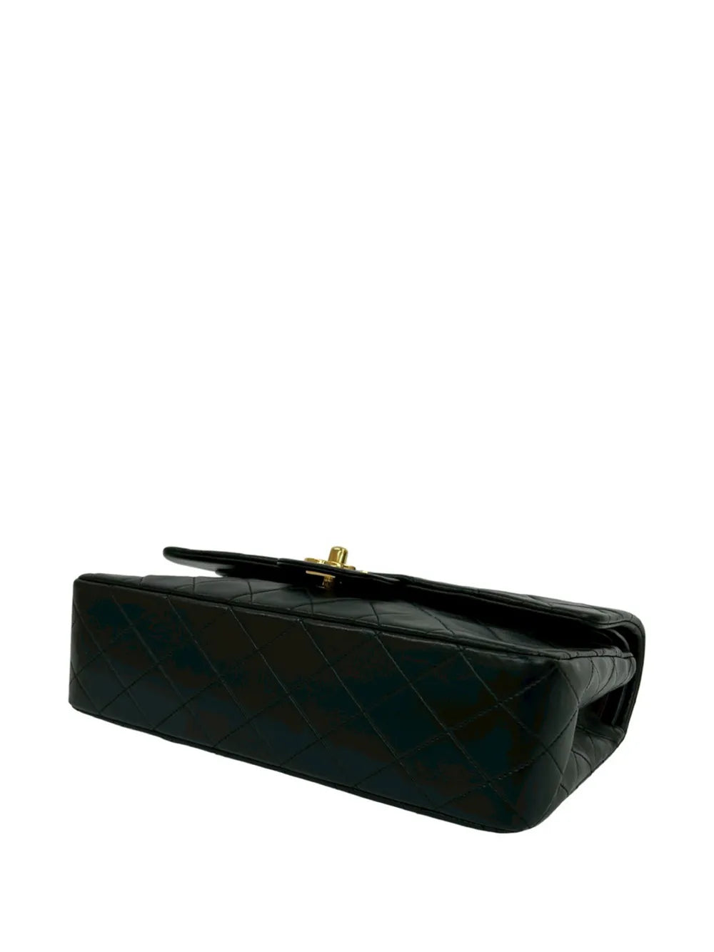 Chanel Pre Owned 1991 1994 Medium Classic Lambskin Double Flap Shoulder Bag — Same as shown — Size One Size — Lifestyle View