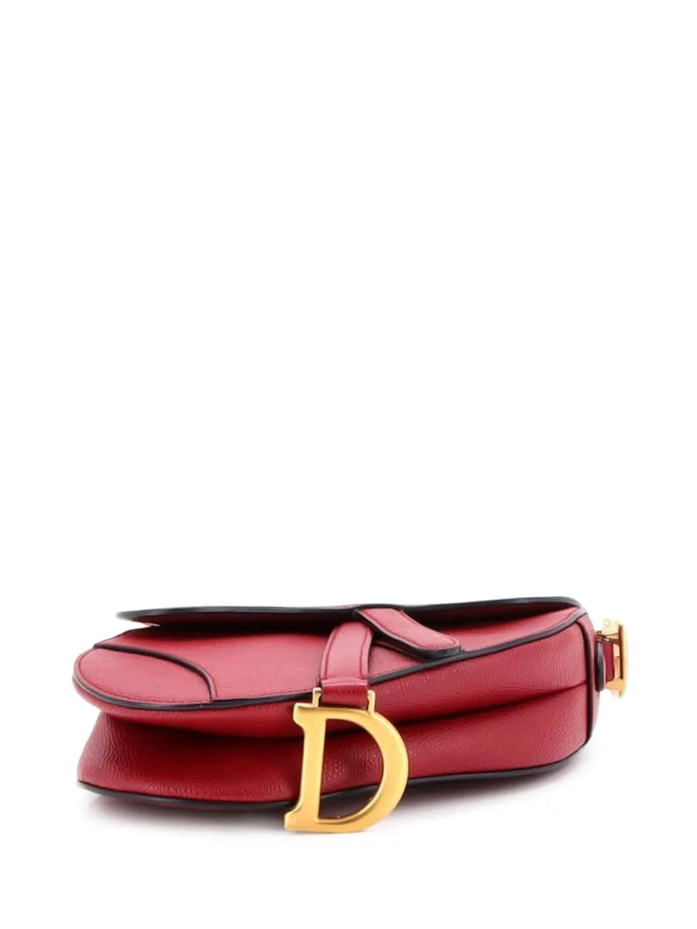 Christian Dior Pre Owned Saddle Handbag Leather Mini Shoulder Bag — Same as shown — Size One Size — Top View