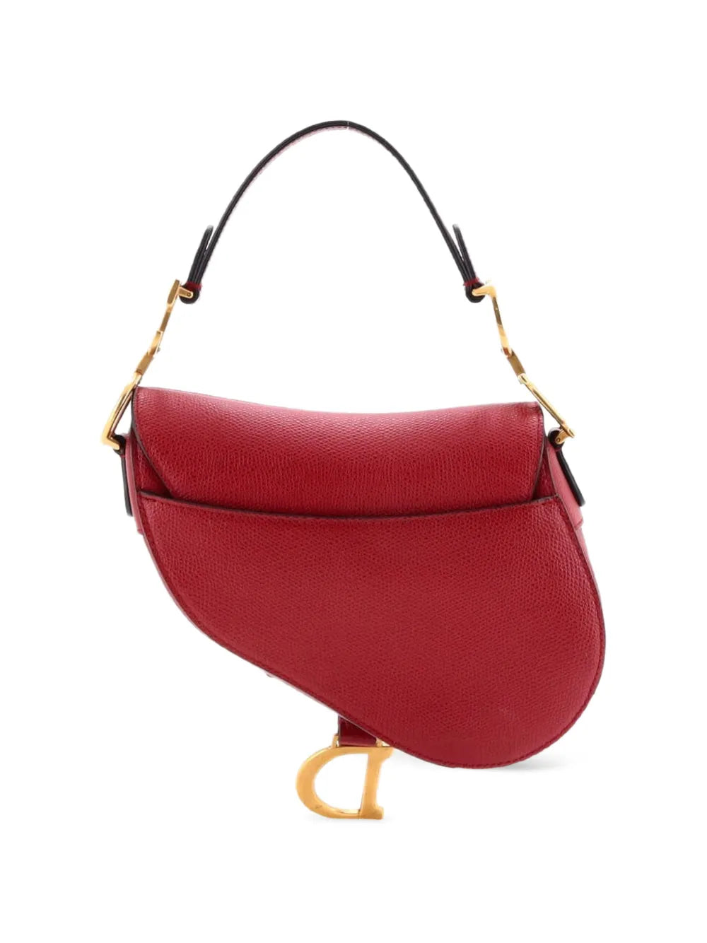 Christian Dior Pre Owned Saddle Handbag Leather Mini Shoulder Bag — Same as shown — Size One Size — Side View