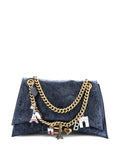 Balenciaga Pre Owned Crush Charm Chain Flap Bag Leather Medium Shoulder Bag — Same as shown — Size One Size — Front View