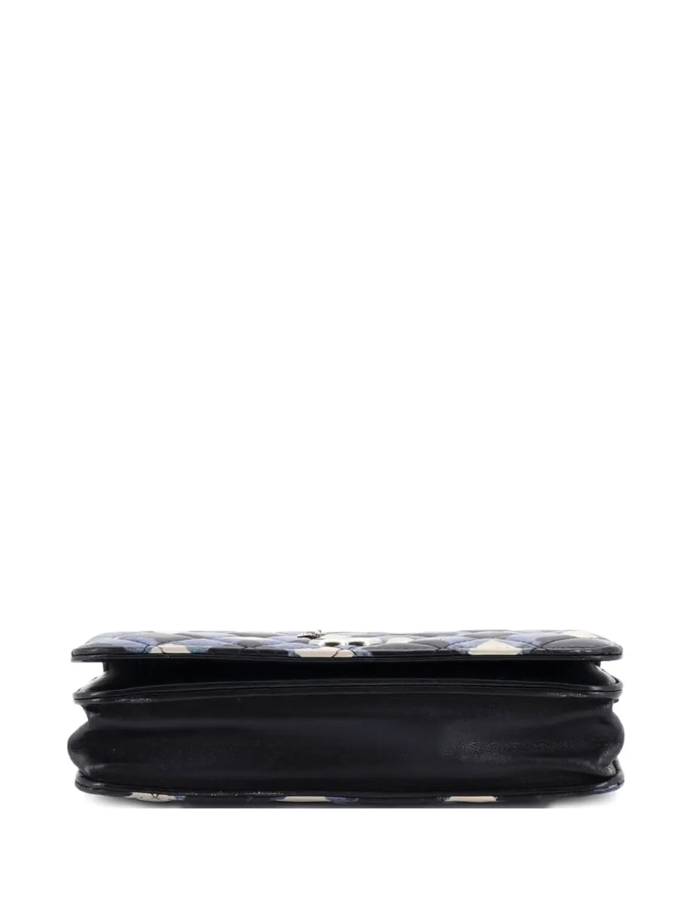 Chanel Pre Owned Airlines Wallet On Chain Quilted Printed Leather Shoulder Bag — Same as shown — Size One Size — Back View