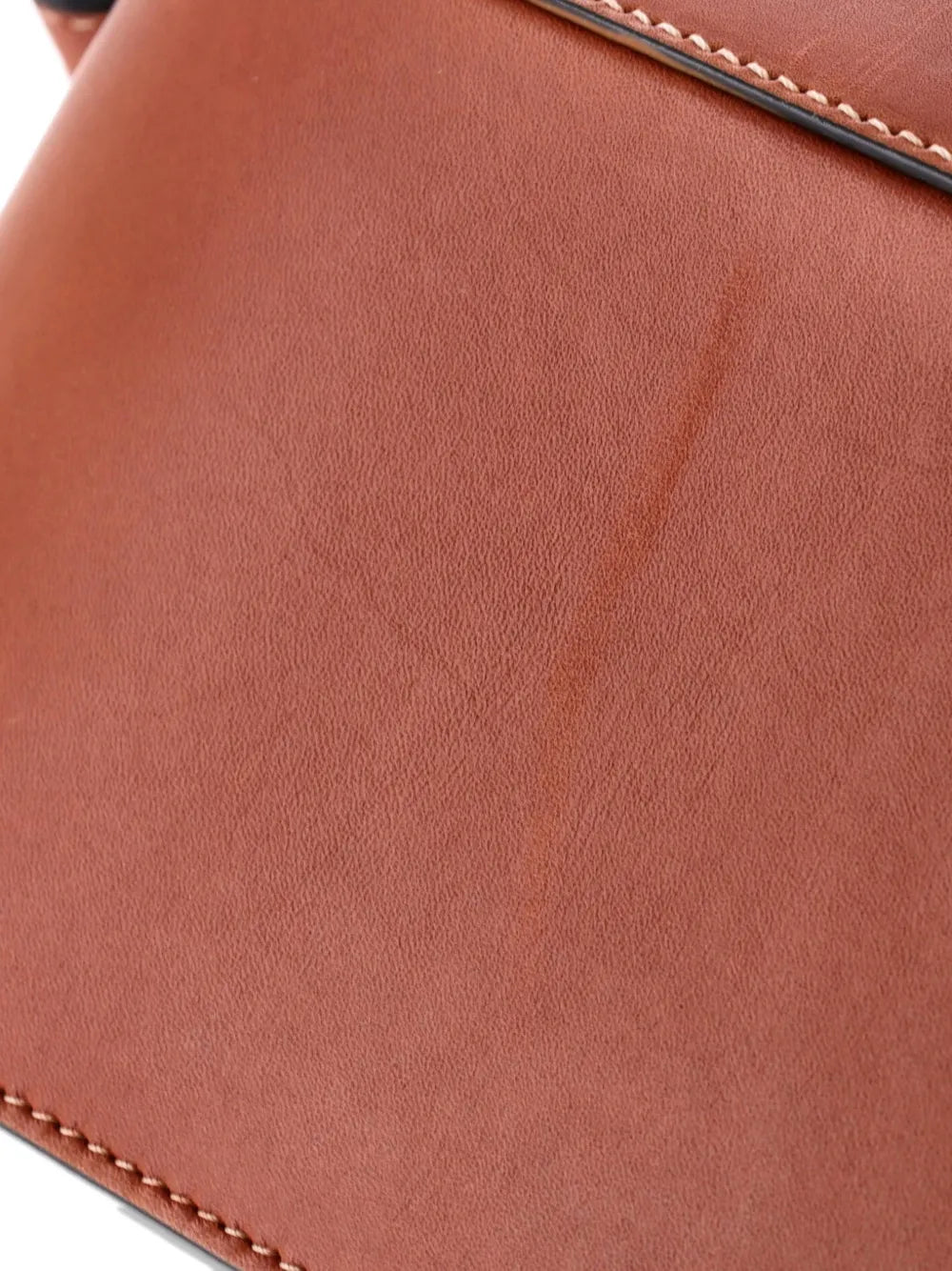 Celine Pre Owned Lunch Box Bag Leather Shoulder Bag — Same as shown — Size One Size — Detail View