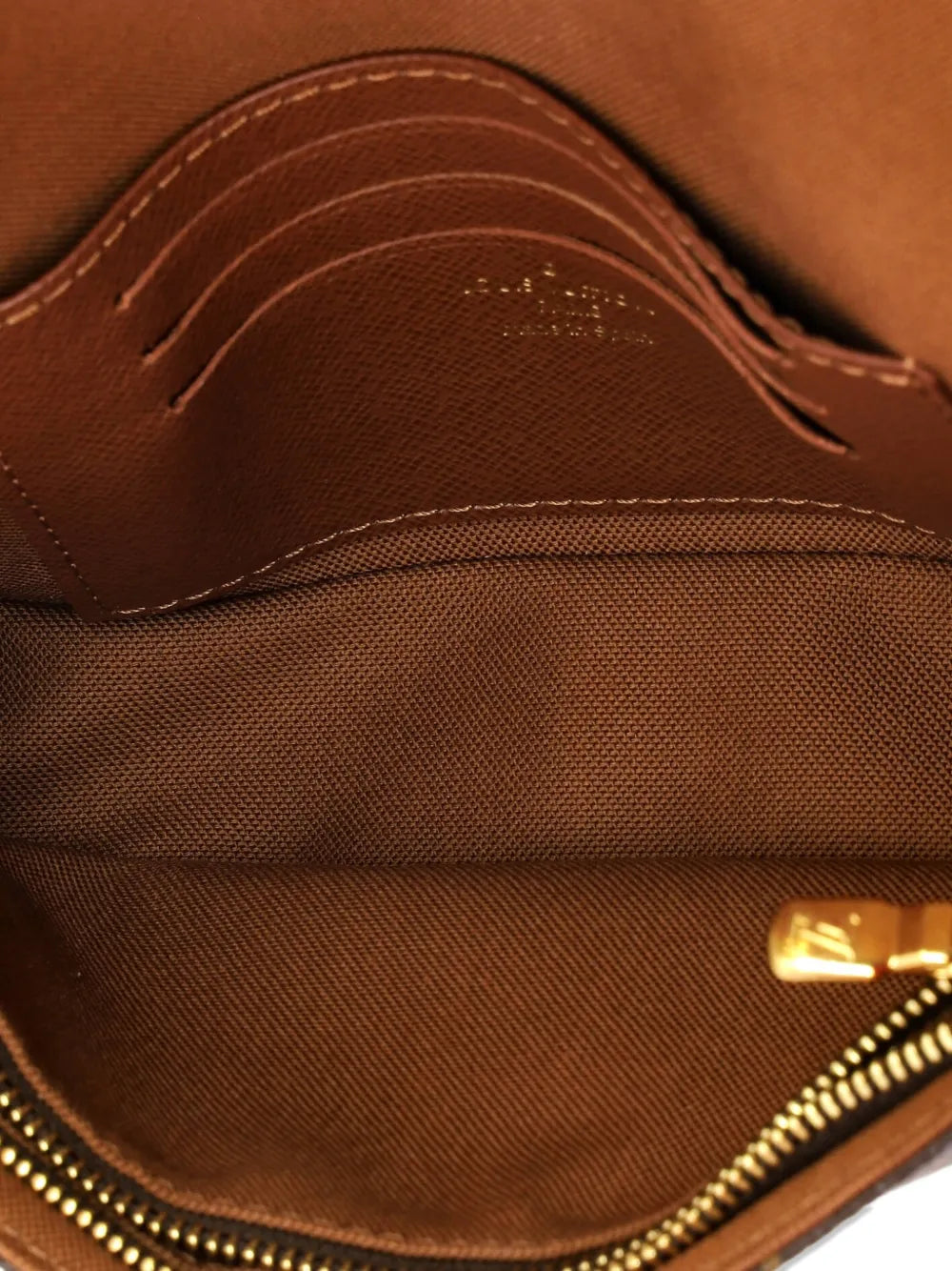Louis Vuitton Pre Owned Ivy Wallet On Chain Monogram Canvas Shoulder Bag — Same as shown — Size One Size — Top View