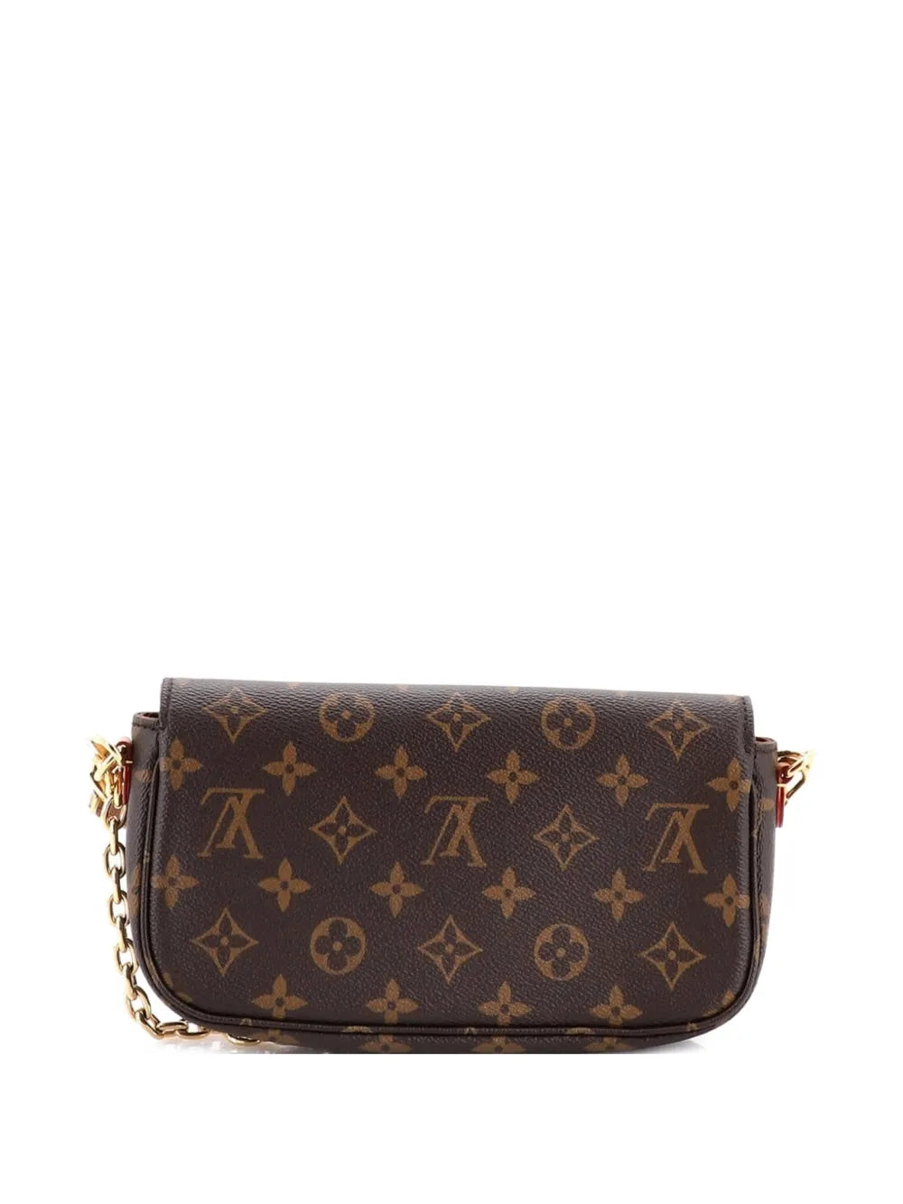 Louis Vuitton Pre Owned Ivy Wallet On Chain Monogram Canvas Shoulder Bag — Same as shown — Size One Size — Side View