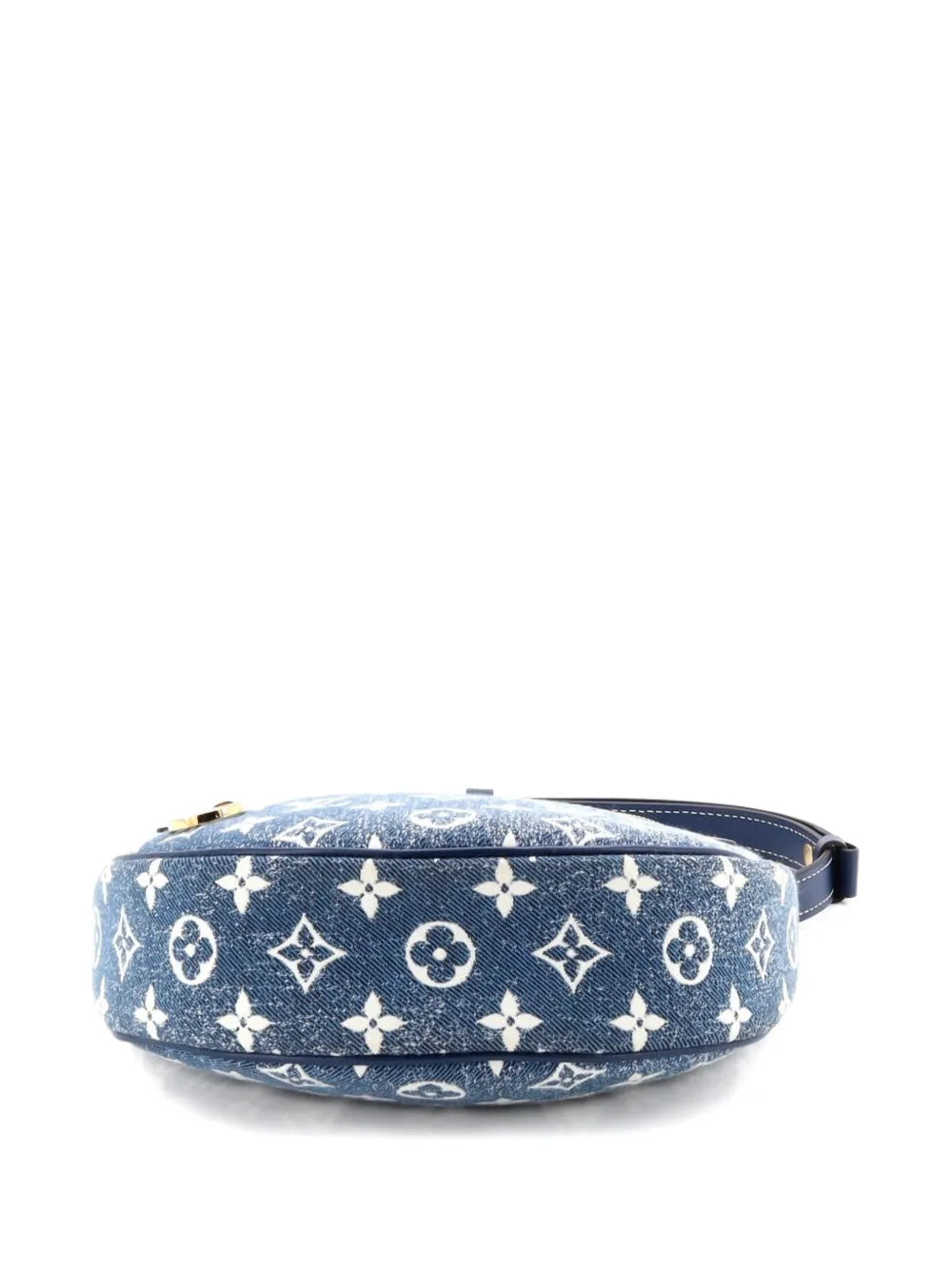 Louis Vuitton Pre Owned Loop Handbag Monogram Jacquard Denim Hobo Bag — Same as shown — Size One Size — Top View