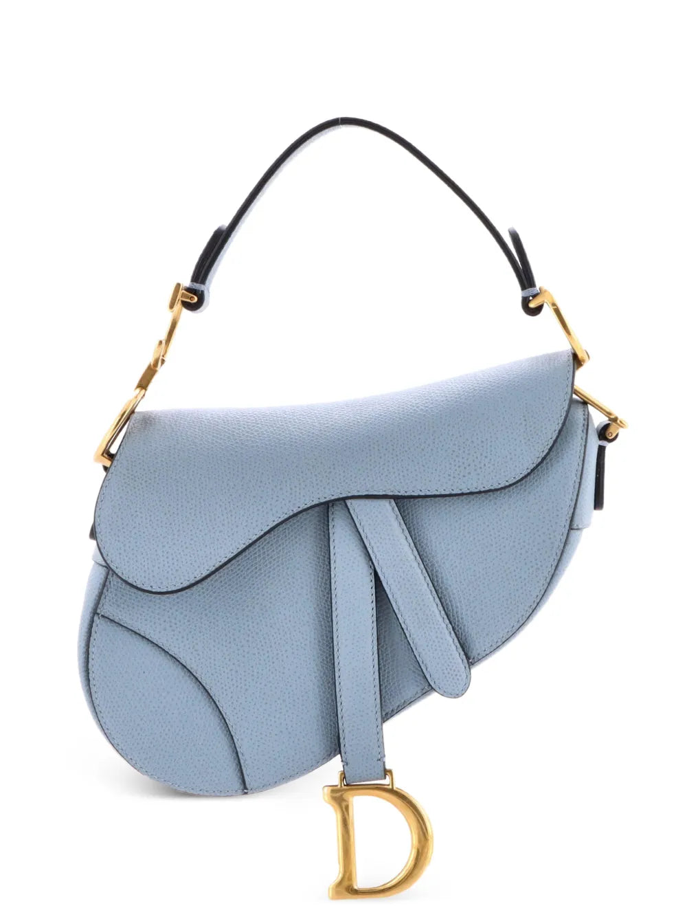 Christian Dior Pre Owned Saddle Handbag Leather Mini Shoulder Bag — Same as shown — Size One Size — Front View