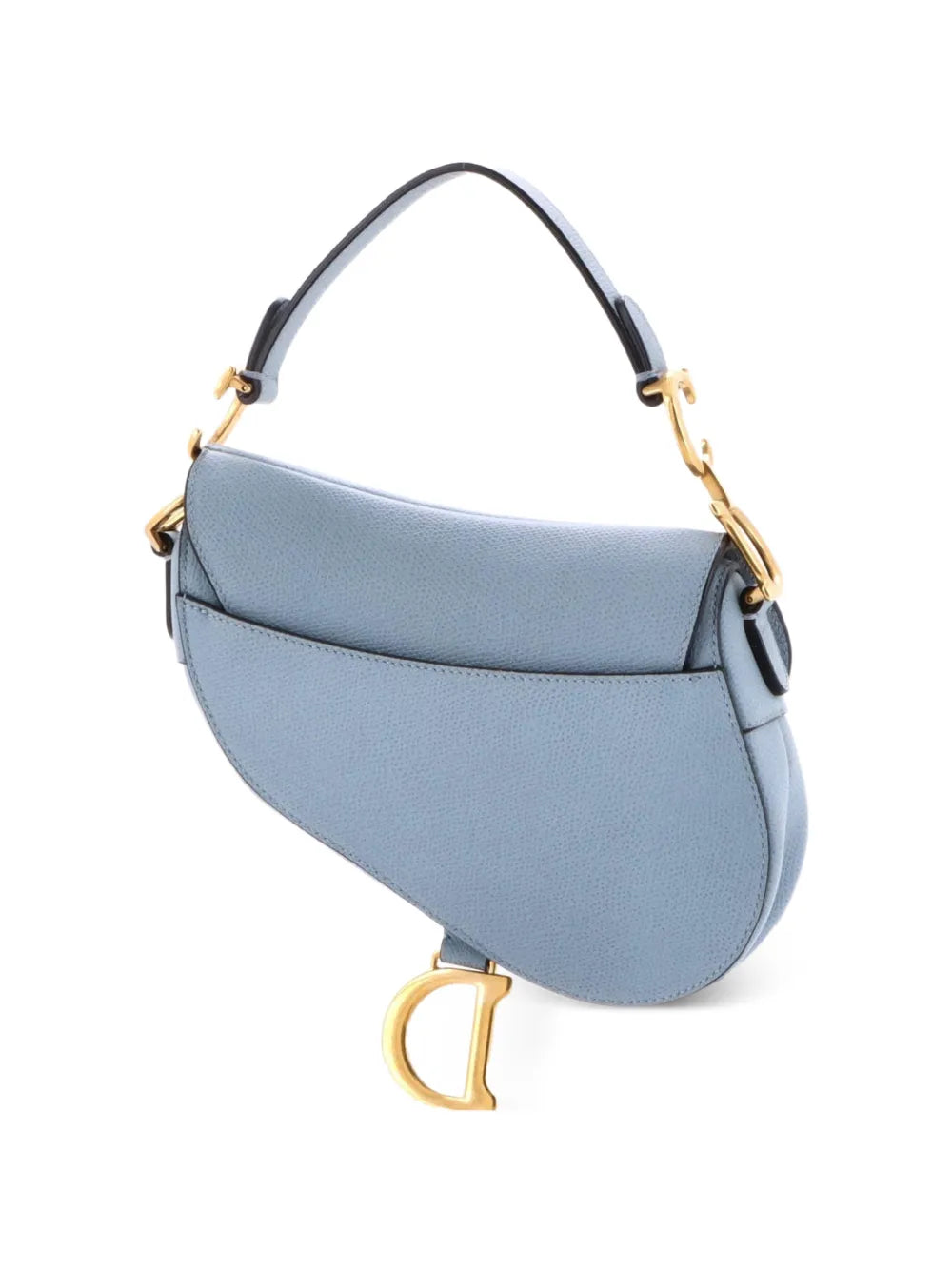 Christian Dior Pre Owned Saddle Handbag Leather Mini Shoulder Bag — Same as shown — Size One Size — Side View