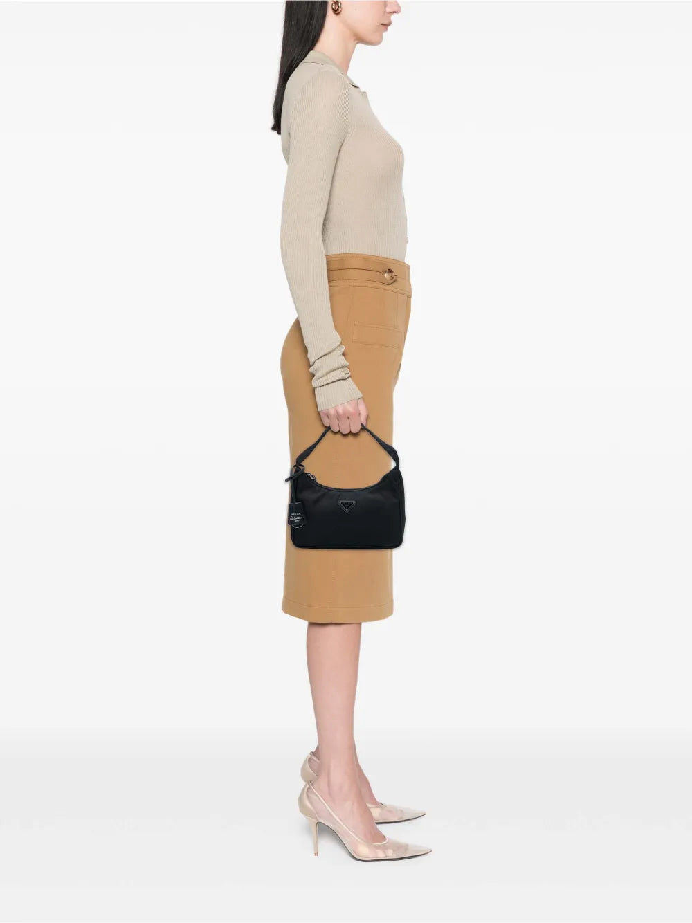 Prada Pre Owned 2019 2025 Mini Re Nylon Re Edition 2000 Shoulder Bag — Same as shown — Size One Size — Side View