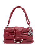 Christian Dior Pre Owned 2009 Small Lambskin Demi Lune Flap Shoulder Bag — Same as shown — Size One Size — Front View