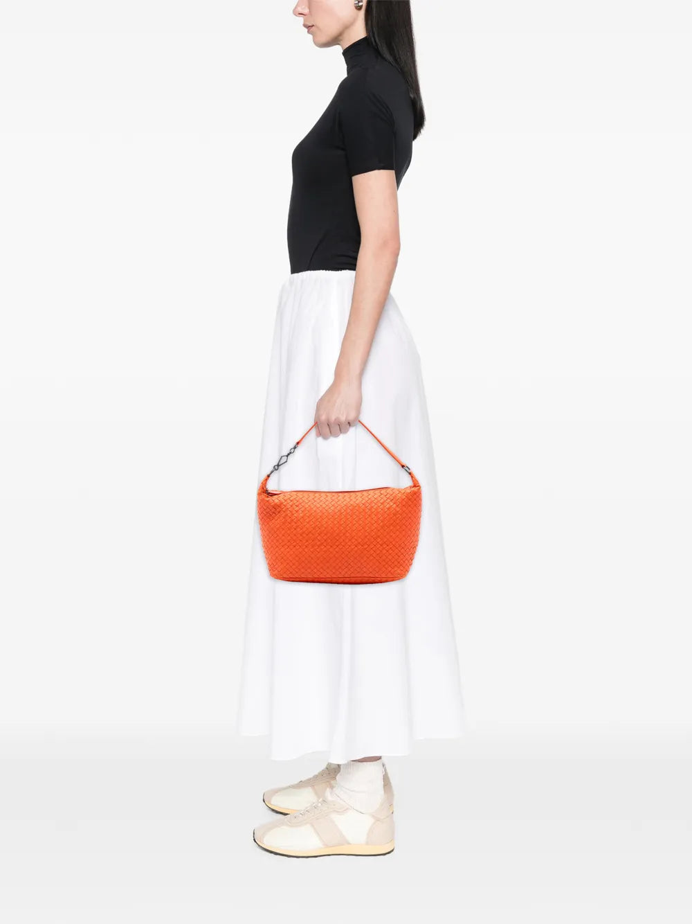 Bottega Veneta Pre Owned 2012 2025 Nappa Intrecciato Shoulder Bag — Same as shown — Size One Size — Side View