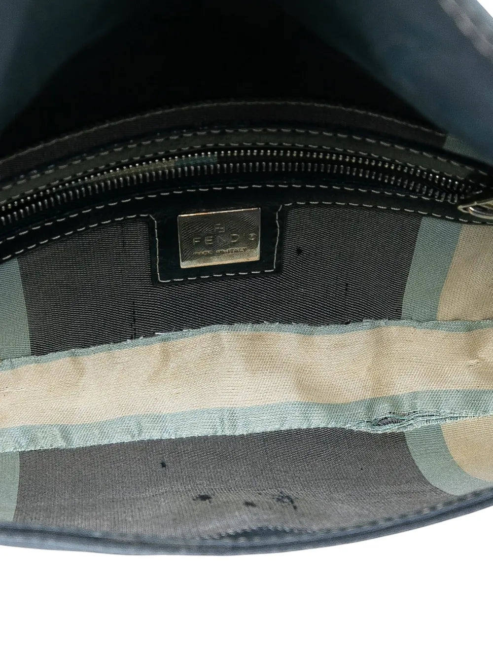 Fendi Pre Owned 2000 2010 Canvas Ff Marble Baguette Shoulder Bag — Same as shown — Size One Size — Detail View