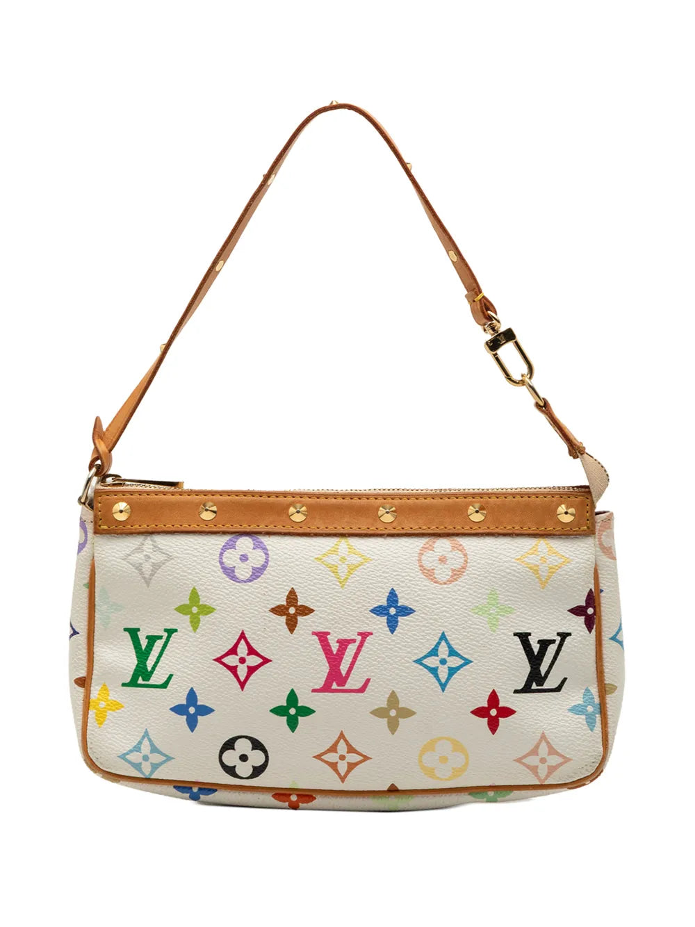Louis Vuitton Pre Owned 2003 Monogram Multicolore Pochette Accessoires Shoulder Bag — Same as shown — Size One Size — Front View