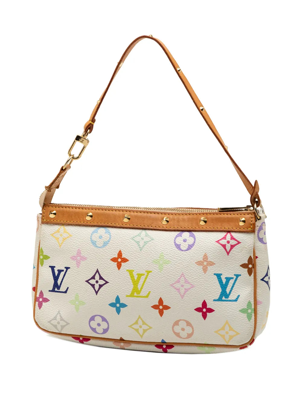 Louis Vuitton Pre Owned 2003 Monogram Multicolore Pochette Accessoires Shoulder Bag — Same as shown — Size One Size — Back View