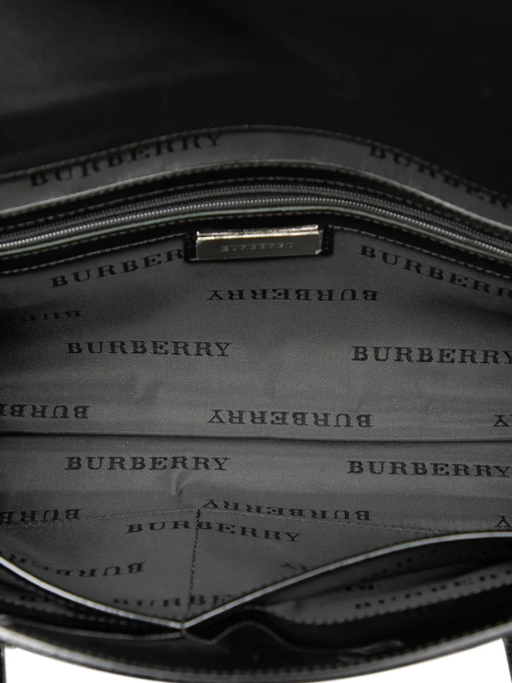 Burberry Pre Owned 2000 2017 House Check Embossed Patent Shoulder Bag — Same as shown — Size One Size — Detail View