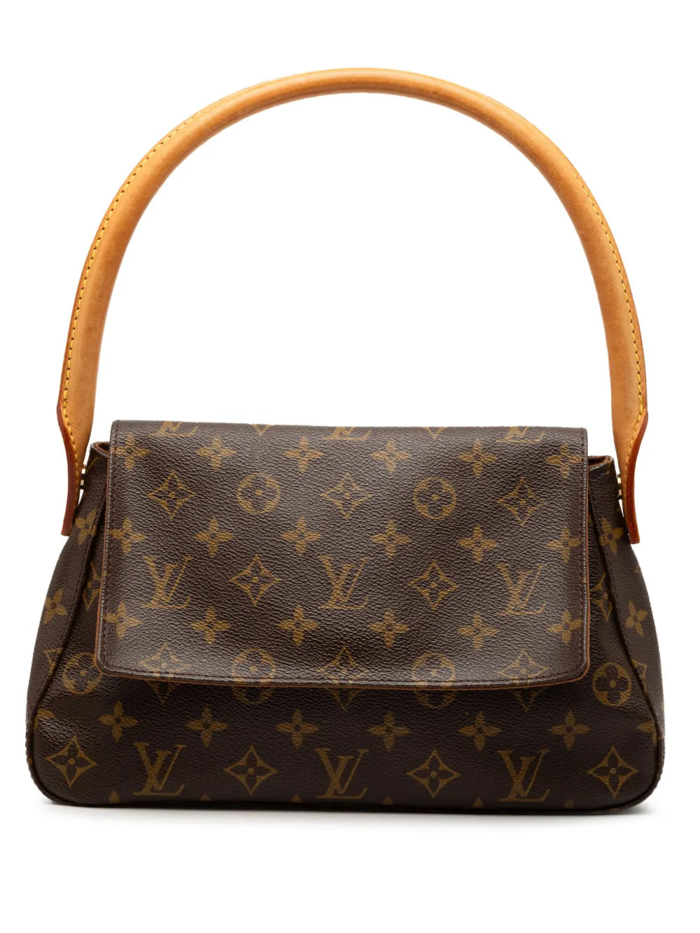Louis Vuitton Pre Owned 2002 Monogram Mini Looping Shoulder Bag — Same as shown — Size One Size — Front View