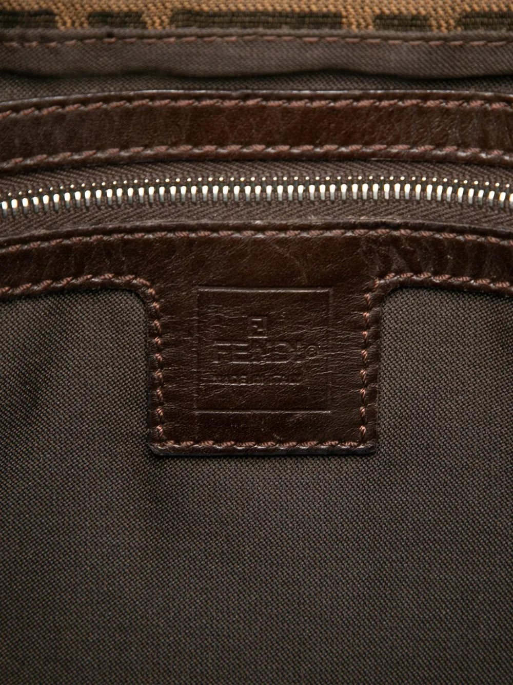Fendi Pre Owned 2000 2010 Zucca Canvas Shoulder Bag — Same as shown — Size One Size — Lifestyle View