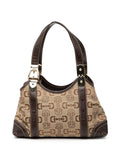Gucci Pre Owned 2000 2015 Horsebit Canvas Shoulder Bag — Same as shown — Size One Size — Front View