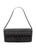 Chanel Pre Owned 2000 2002 New Travel Line Nylon East West Flap Shoulder Bag — Same as shown — Size One Size — Front View