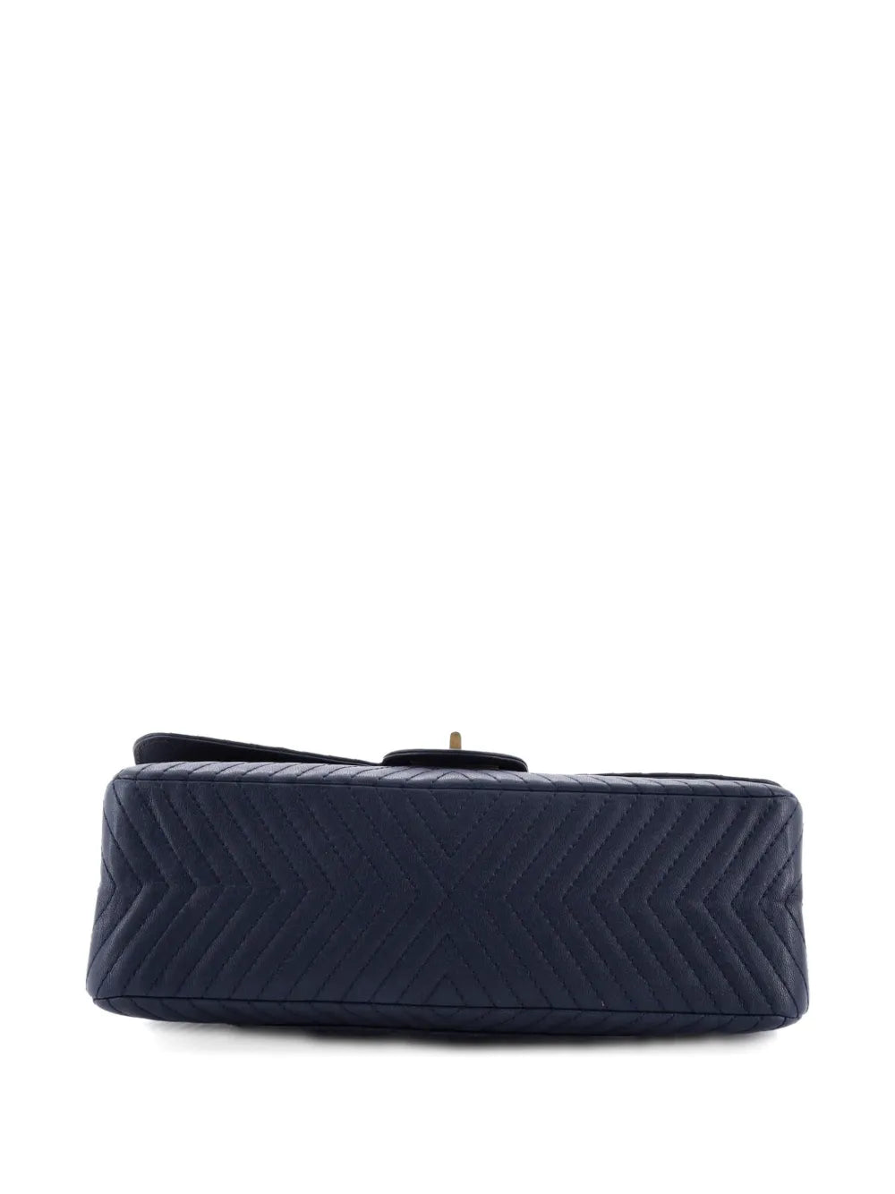 Chanel Pre Owned Reissue 255 Flap Bag Chevron Sheepskin 227 Shoulder Bag — Same as shown — Size One Size — Back View