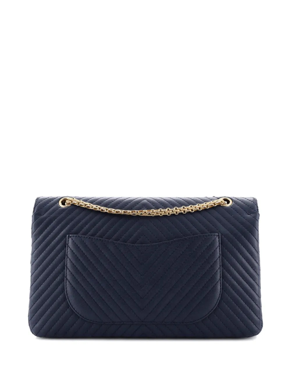 Chanel Pre Owned Reissue 255 Flap Bag Chevron Sheepskin 227 Shoulder Bag — Same as shown — Size One Size — Side View