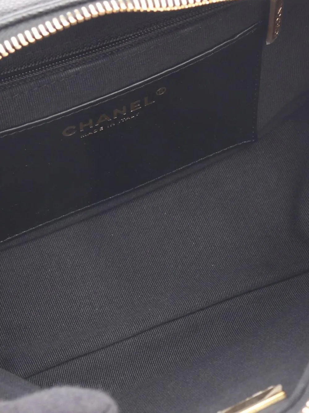 Chanel Pre Owned 2021 2026 Medium Caviar Cc Top Handle Vanity Case Shoulder Bag — Same as shown — Size One Size — Top View