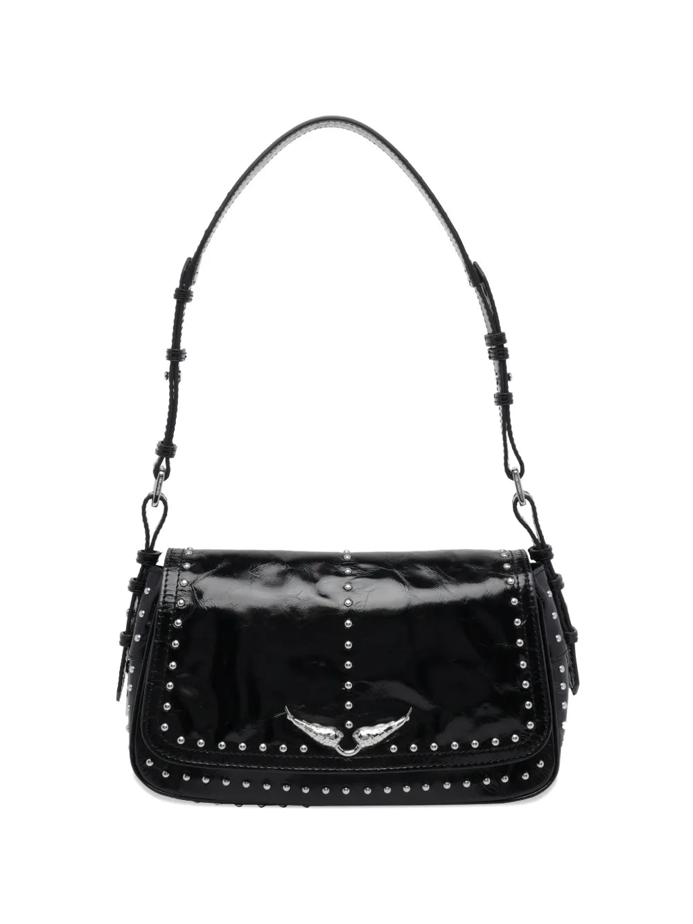 Zadigvoltaire Studs Removable Strap Shoulder Bag — Same as shown — Size One Size — Front View