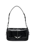 Zadigvoltaire Studs Removable Strap Shoulder Bag — Same as shown — Size One Size — Front View
