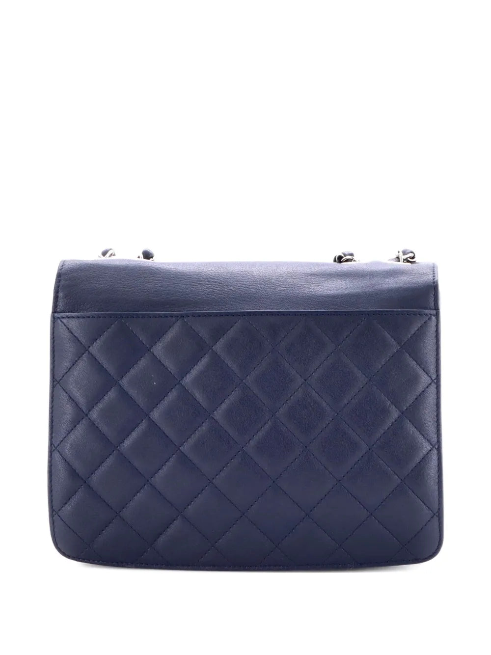 Chanel Pre Owned Cc Box Flap Bag Quilted Calfskin Small Shoulder Bag — Same as shown — Size One Size — Side View