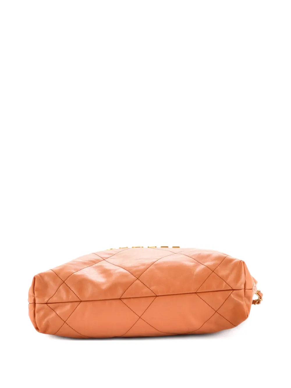 Chanel Pre Owned 22 Chain Quilted Calfskin Small Hobo Bag — Same as shown — Size One Size — Top View