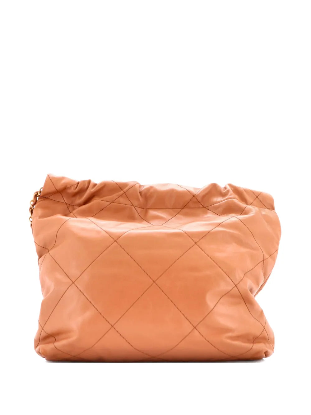 Chanel Pre Owned 22 Chain Quilted Calfskin Small Hobo Bag — Same as shown — Size One Size — Side View
