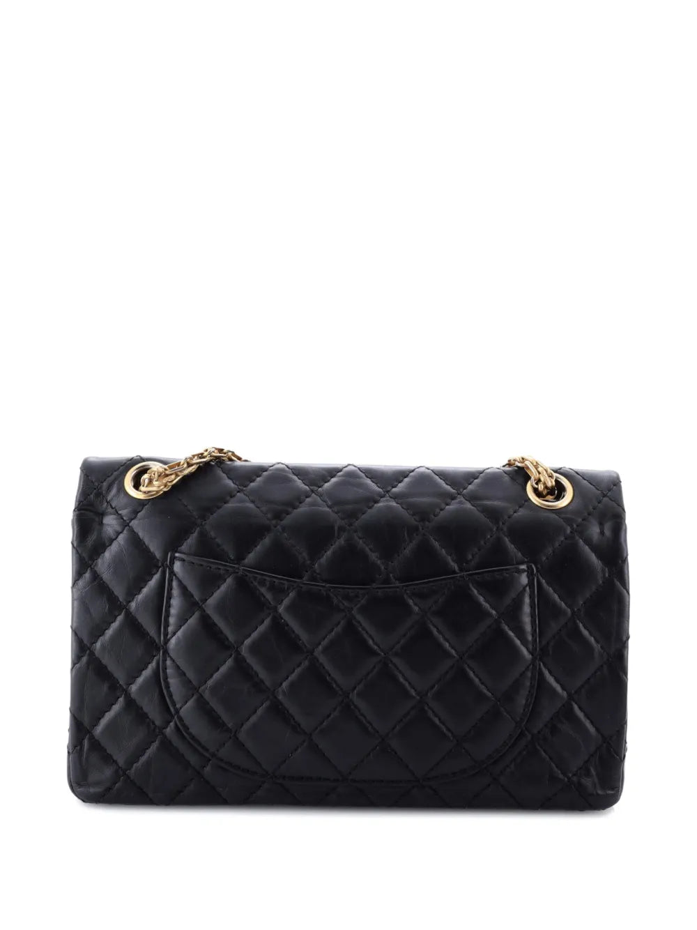 Chanel Pre Owned Lucky Charms Reissue 255 Flap Bag Quilted Aged Calfskin 225 Shoulder Bag — Same as shown — Size One Size — Side View