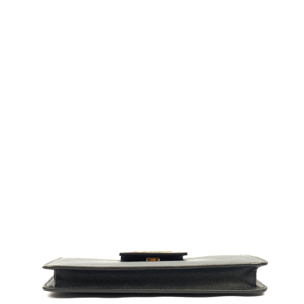 Prada Wallet Wallet in Black, Leather — Alternate View 12
