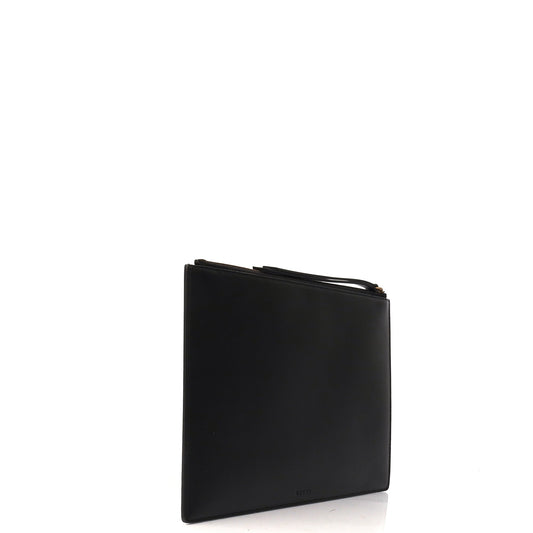 Gucci Clutch Clutch in Black, Leather — Side View